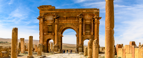Roman ruins in Algeria