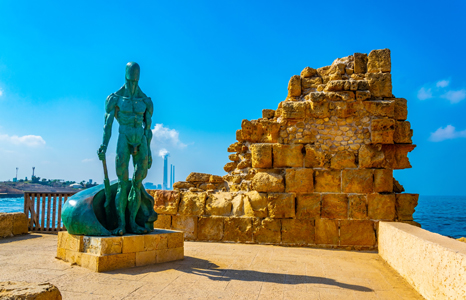 Caesarea statue