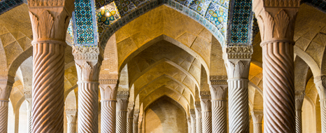 Inside a Iranian Mosque