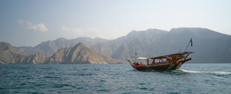 Boat in the Gulf of Oman