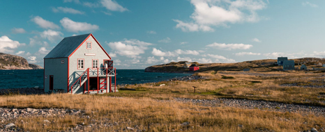 The Grey house in Saint Pierre and Miquelon
