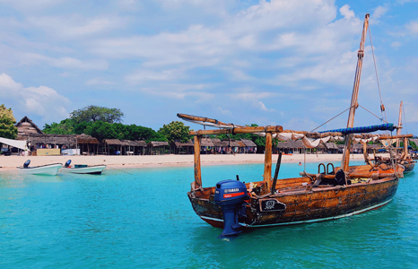 Zanzibar Island boats