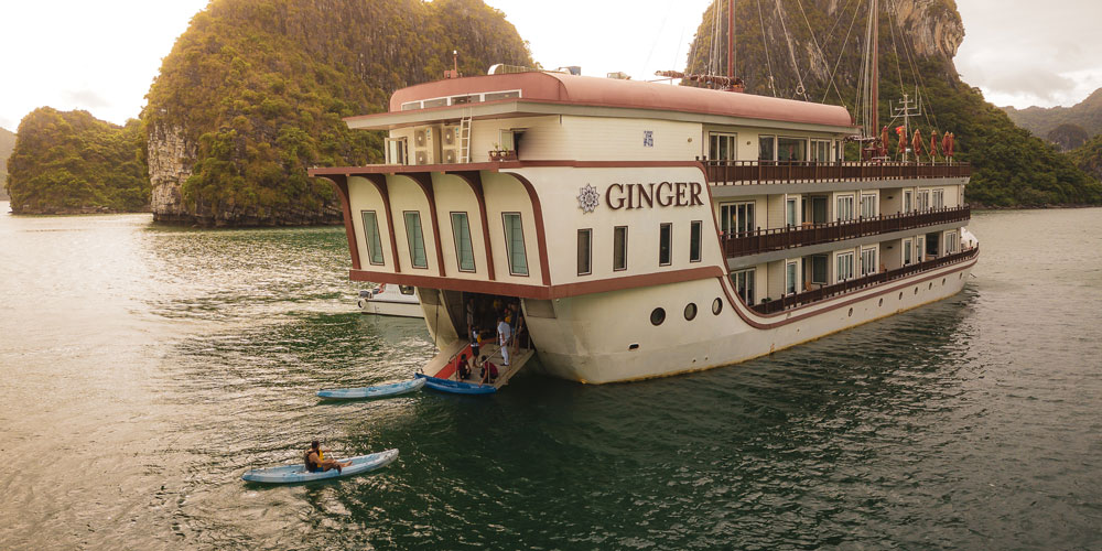 boat - ginger - lan ha bay cruise - vietnam