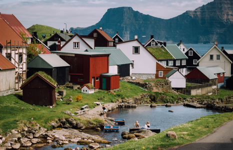 Gjogv Faroe Islands