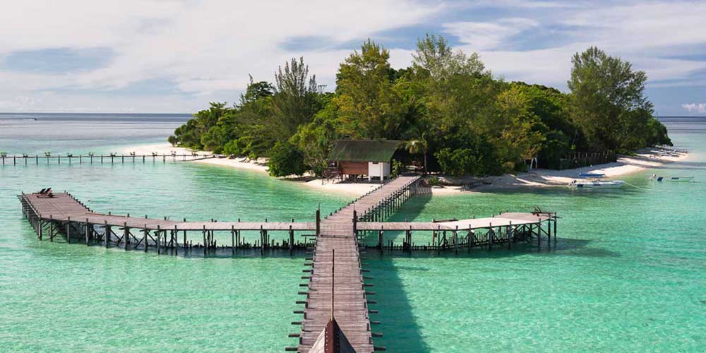 jetty - Lankayan Island - Sabah - Borneo - Malaysia