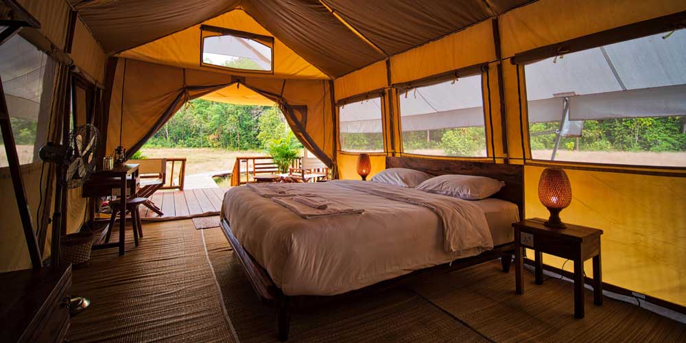 Double tent - Cardamom Tented Camp -Cambodia