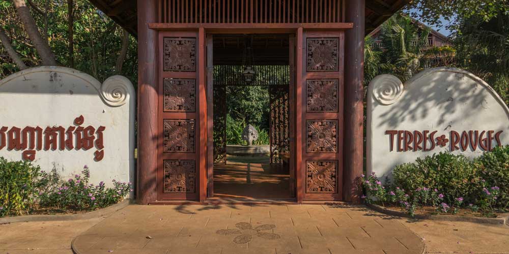 gate-Terres Rouge Lodge - Ratanakiri-Cambodia
